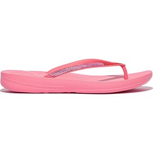 FitFlop - iQushion Ombre Sparkle Flip-Flops - Pinkperfect/Pop Orange - Ergonomisch Ontworpen