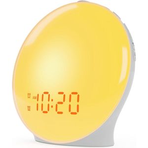Wake Up Light - Wekkerradio - Slaaphulp - Wekker kinderen - Slaaptrainer - Digitale wekker