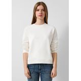 QS Sweatshirt  crème / rood