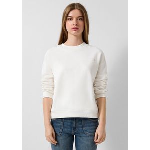 QS Sweatshirt  crème / rood