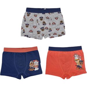 Paw Patrol Boxershort - Set van 3 - Blauw / Oranje / Grijs - Maat 110/116