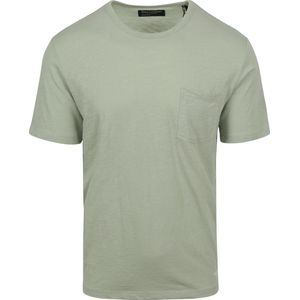 Marc O'Polo - T-Shirt Slubs Lichtgroen - Heren - Maat M - Regular-fit