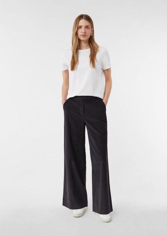 comma Corduroy broek, brede pijpen, 9865 kg, 34