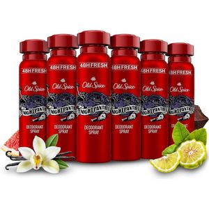 Old Spice Nightpanther Deodorant spray - 6 x 150 ML