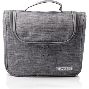 Ophangbare Toilettas met Haak - Dames & Heren - Travel bag Organizer - Waterdichte Reis tas - Mannen & Vrouwen - Grijs