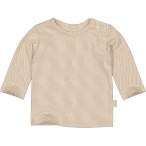 Levv newborn baby neutraal shirt Nele aop Sand Soft Stripe