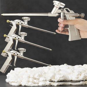 Polyurethaan Schuimpistool Metaal - Expanderend Schuim Kitpistool - Voor Breeuwen, Vullen, Afdichten - 4-delig Goud