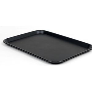 Horeca dienblad zwart 45 x 35 cm - Serveerbladen