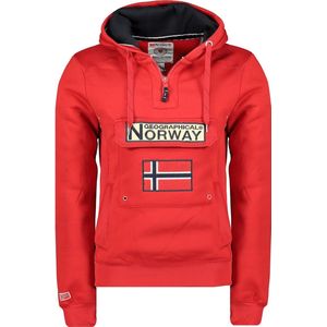 Geographical Norway Hoodie / Pullover Gymclass Men Hz 100 Db Bs Red-L