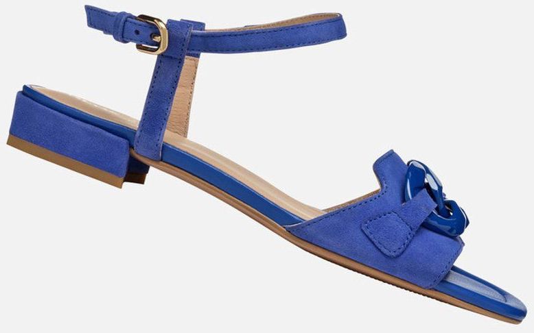 GEOX - NEW ERAKLIA 15 - Sandalen - BLAUW - Suède