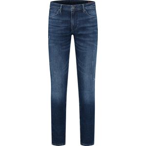 Purewhite - Jone Heren Skinny Fit Jeans - Blauw - Maat 27