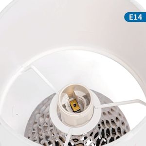 Aigostar - Tafellamp Keramiek (Zonder Lichtbron) E14 - Zilver