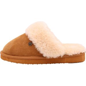 Alpacas Footwear - Dames - pantoffel - schapenwol voering - Chestnut - 39