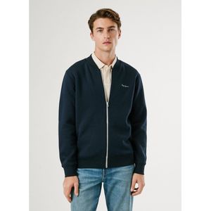 Pepe Jeans - Macbeth - Bomber Sweatshirt - Marineblauw - Katoen/Polyester