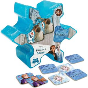 Disney Memospel Frozen Ii Junior Karton Blauw 32-delig