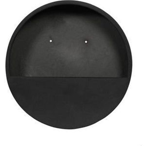 Pottery Pots Plantenpot Wally (hanging) M Fiberstone Black | Ø:50 x H:10