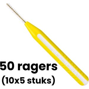 Lactona Easygrip Ragers Recht-XX-Small - 2.5mm - Geel - 10 x 5 stuks - Voordeelverpakking