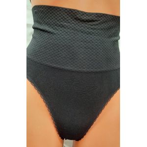 Dames Correctie String - Correctie String - Shape Wear - Kleur Zwart - Maat L XL  - Maatvorm 40 44