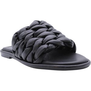 Bronx - Delan-y 85020-d - Slippers - Zwart - Leer