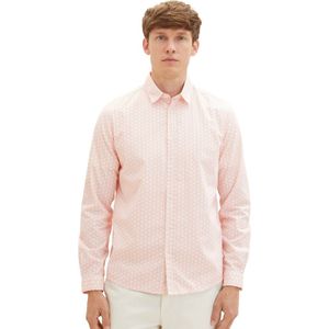 Tom Tailor - Hemd - Maat M - Mannen - 31848 orange ge - katoen