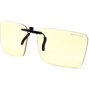GUNNAR Gaming- en Computerbril - Clip On, Amber Tint - Blauw Licht Bril, Beeldschermbril, Blue Light Glasses, UV Filter