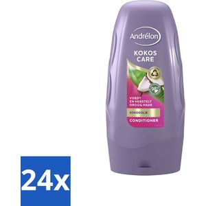 Andrélon - Kokos Care - Conditioner - Diepe Hydratatie - 250 ml - Voordeelverpakking - 24 stuks