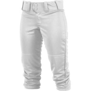 Worth WB150 Women's Low-rise Belted Pant XXL White