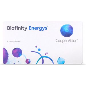 -1.75 - Biofinity Energys™ - 6 pack - Maandlenzen - BC 8.60 - Contactlenzen