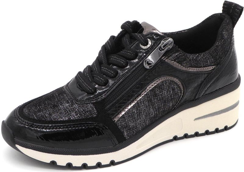 Marco Tozzi - 23767-098 - Dames Sneaker - Zwart/Combi