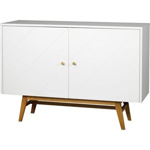 Rowico Home Rosswood houten dressoir wit - 124 x 87 cm