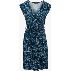 TwoDay dames jurk met print blauw - Maat XXL