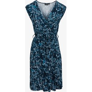 TwoDay dames jurk met print blauw - Maat XL