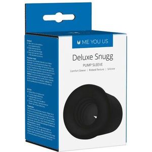 Me You Us - Deluxe Snug - Penispomp sleeve - Zwart