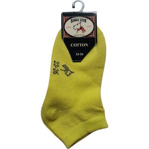 Bonnie Doon sneaker sokjes maat 23/26 lime juice
