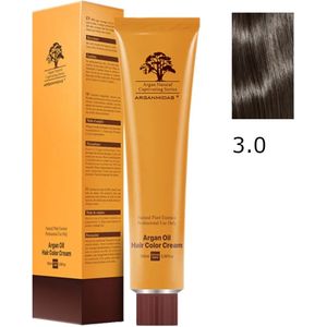 Arganmidas Marokkaanse Arganolie Haarkleur Crème 3.0 / Haarkleur Donkerbruin 100 ml