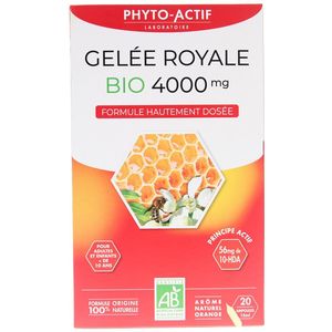 Phyto-Actif Royal Jelly 4000 mg Organic 20 Ampullen