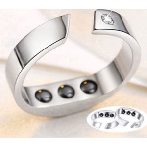 Hoge Kwaliteit Anti-snurk ring - Magnetische therapie - Grijs dubbele stijl - Stop Snurken - Goed Lekker Slapen Gadget Tool Magnetische Therapie Acupressuur Behandeling Tegen Snurken