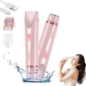 Epilator - USB-Oplaadbaar - Body Trimmer Vrouwen - 3-in-1 Multifunctioneel Scheerapparaat - Precisietrimmer - Elektrisch Scheerapparaat En Trimmer in één - Epileren Vrouw - Roze