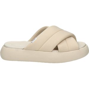 TOMS - maat 39-40- Dames Alpargata Mallow Crossover Slippers Beige