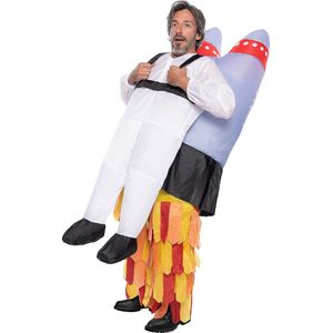 FUNIDELIA Opblaasbare Raket kostuum voor volwassenen - Ons Size