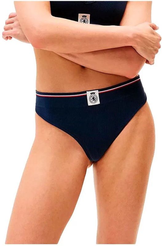 Tommy Hilfiger Uw0uw06063 Tanga Blauw XS Vrouw