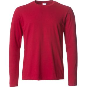 Clique - Basic-T 029033 - Rood - T-shirt - 100% Katoen