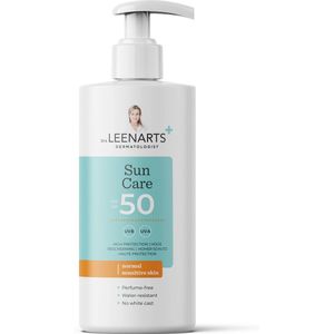 Drs Leenarts Zonnebrand SPF50 voor Gezicht & Lichaam - Parfumvrij - Crème - 1000ml
