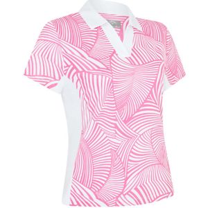 Callaway Stencil Floral Polo Dames Roze