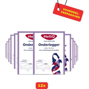 12x HeltiQ Onderlegger 5 stuks -Voordeelverpakking!
