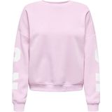 Only Trui Onlsweat Back/sleeve Print Swt 15356793 Winsome Orchid/birch Houston Dames Maat - XS
