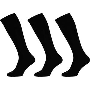 6-Pack Merino Wollen Kniekousen 120102000 Apollo - Zwart - 39-42