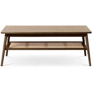 Olivine Boas houten salontafel gerookt eiken - 120 x 60 cm