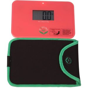 Kleinste reispersonenweegschaal met beschermhoes - Ideaal voor onderweg