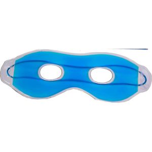 Blauwe oogmaskers met gel - koel en ontspanning - 2 stuks